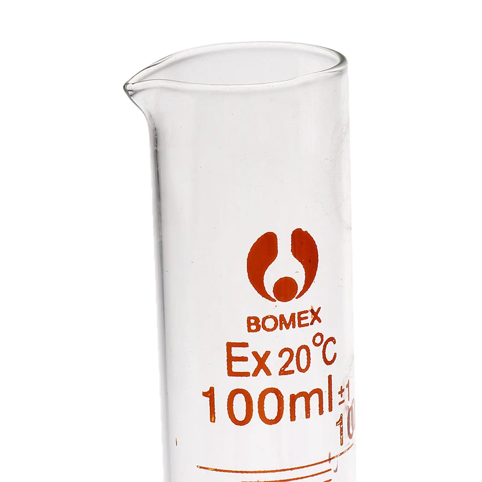 Lab Measuring Cylinder with Accurate Metric Scale Borosilicate Glass Spout Measure for Homebrew and Chemistry Lab