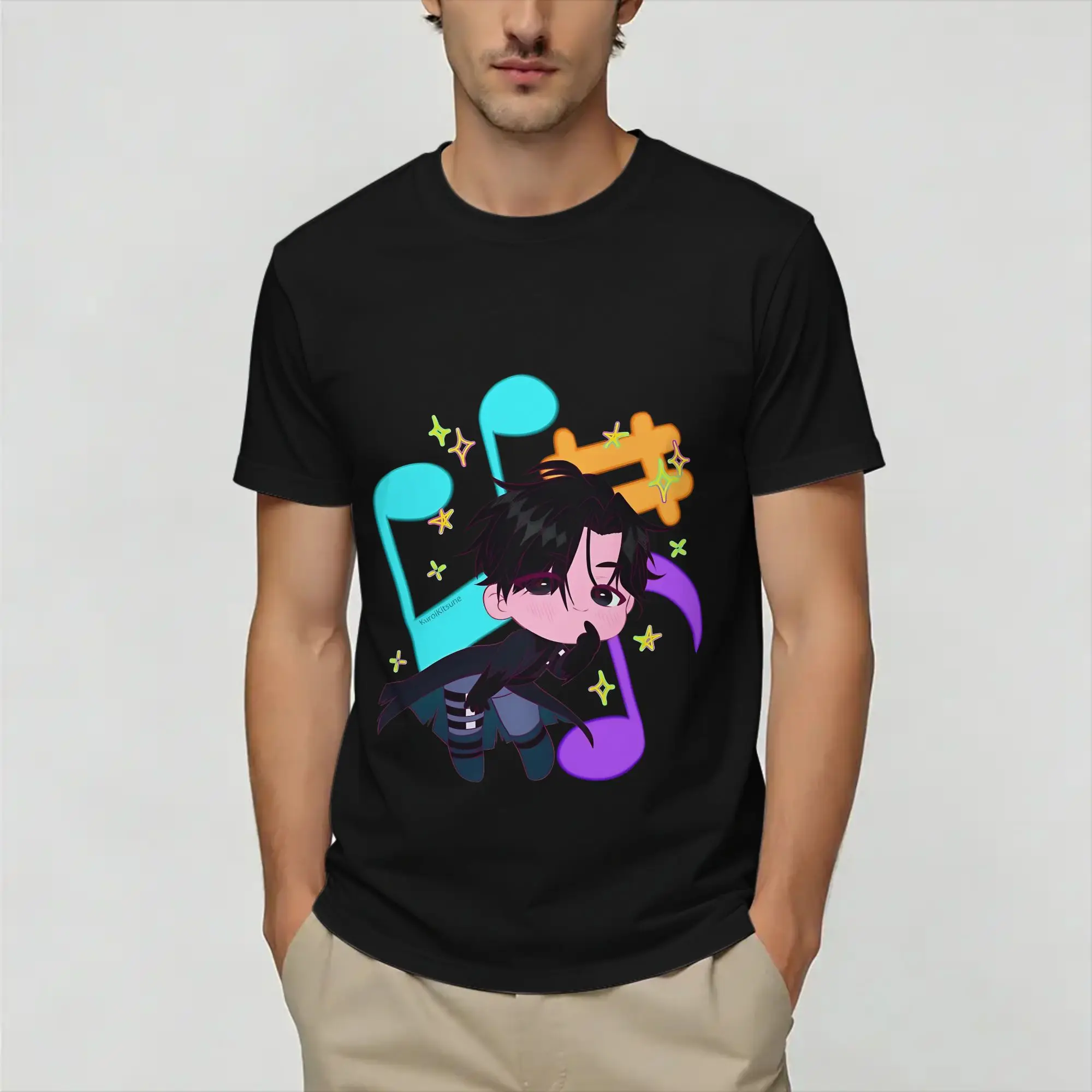 Men T-Shirt Alien Stage  Fun Pure Cotton Tees Short Sleeve  T Shirt Crew Neck Tops New Arrival