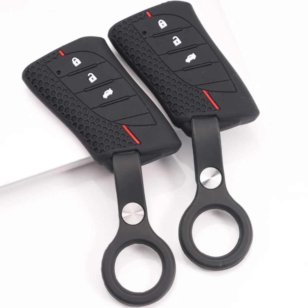 Silicone Key Cover With Lanyard For Lexus NX ES UX US RC LX IS 250h RX 350h LS 450h 260h 300h UX200 LM350H LM500H ES200 Flexible