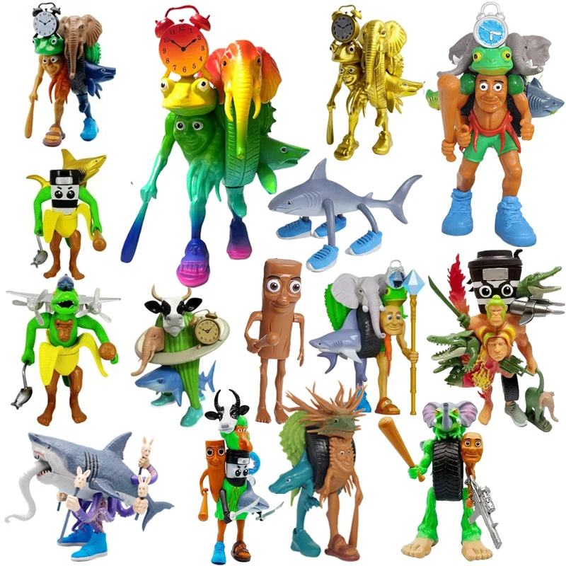 

Hot Monster Action Figures Set Bombardiro Boneca Ambalab Tralalero Tralala Lirili Larlla Figurines Desktop Ornament