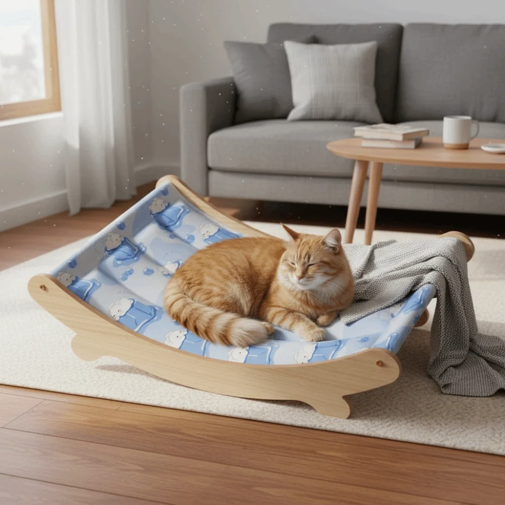 

Съемный влагостойкий водонепроницаемый охлаждающий коврик-лежанка для животных, дышащий комфортный диван-кровать для кошек