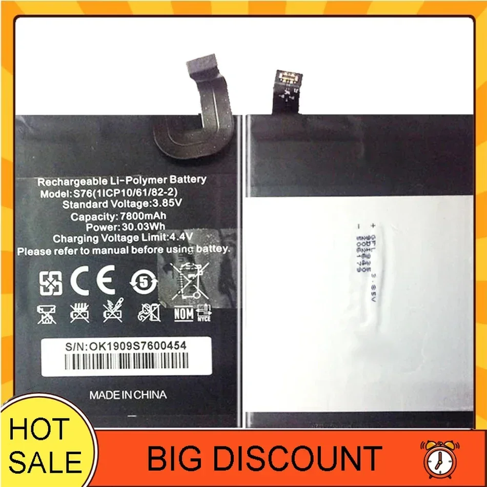 

Replacement Battery 7800mAh For Oukitel WP7 Mobile Phone