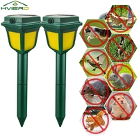 1/2PCS Solar Drives Wild Boar Fox Squirrel Deer Anti-rat Weapon IP65 Outdoor Intelligent Animal Drive Flash Warning Vibration