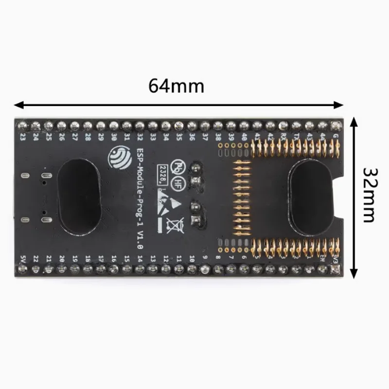 ESP-Module-Prog-1R ESP32 series module burning backboard module can be used as MINI development board