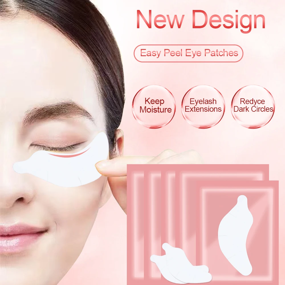 400 Pairs Eyelash Extension Patch Under Eye Patches Lash Pads Eye Patch Eyelash Pads Lash Extension Gel Pad Hydrogel Patches