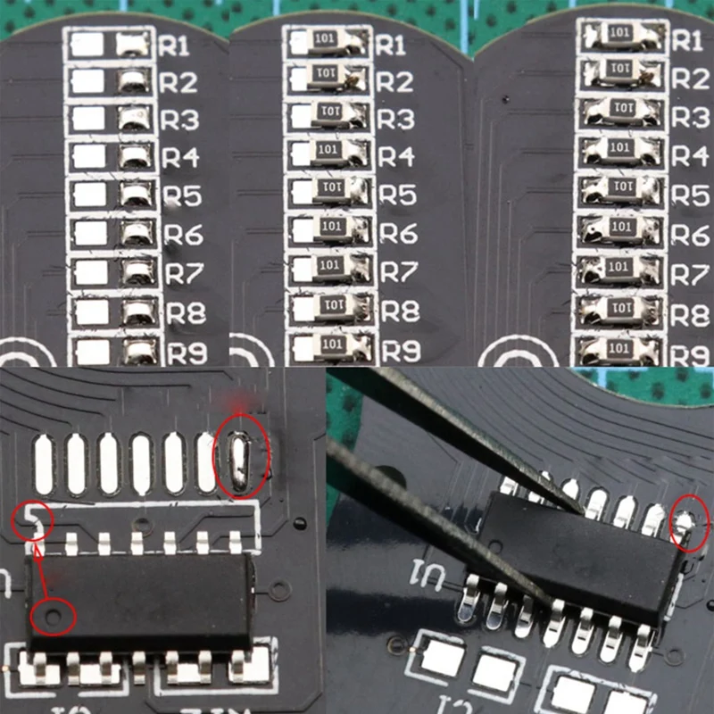 Hot-DIY Electronic Kit LED Manufacture DIY Kit SMD Component Welding Practice Board Kit