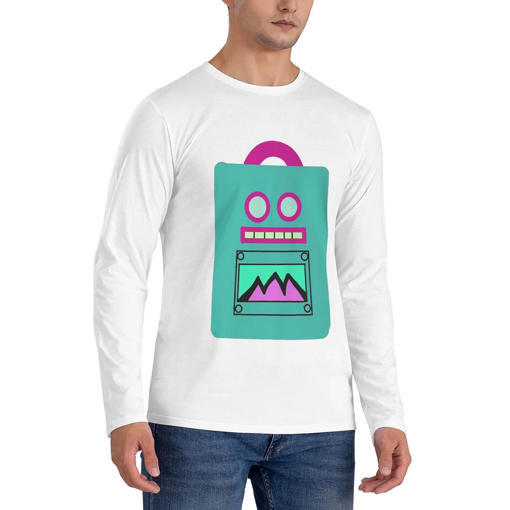 Benson's Backpack Kipo And The Age Of Wonderbeasts Men's Long Sleeved T-shirt Casual Round Neck T shirts Spring Autumn Men tops