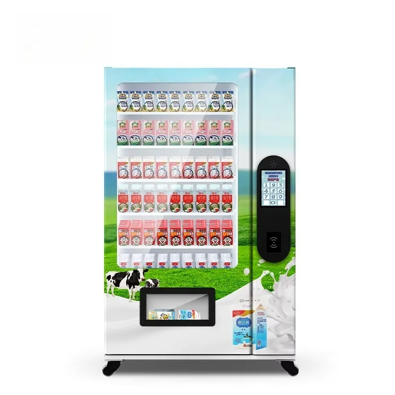 Intelligent Cloud-Managed Commercial 24H Self-Service Automatic Smart Vending Machine Coffee Bubble Tea Milk