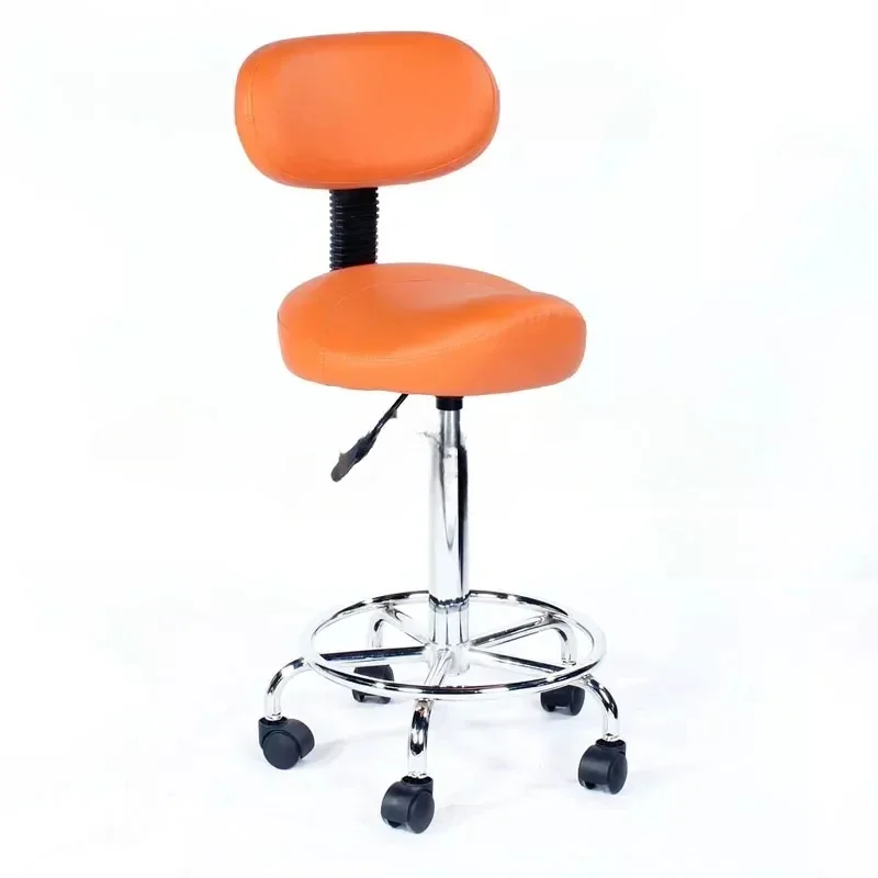 Pedicure Tattoo Chair Wheels Hairstylist Beauty Salon Swivel Stool Horse Saddle Ergonomic Cadeira Furniture Beauty LJ50BC