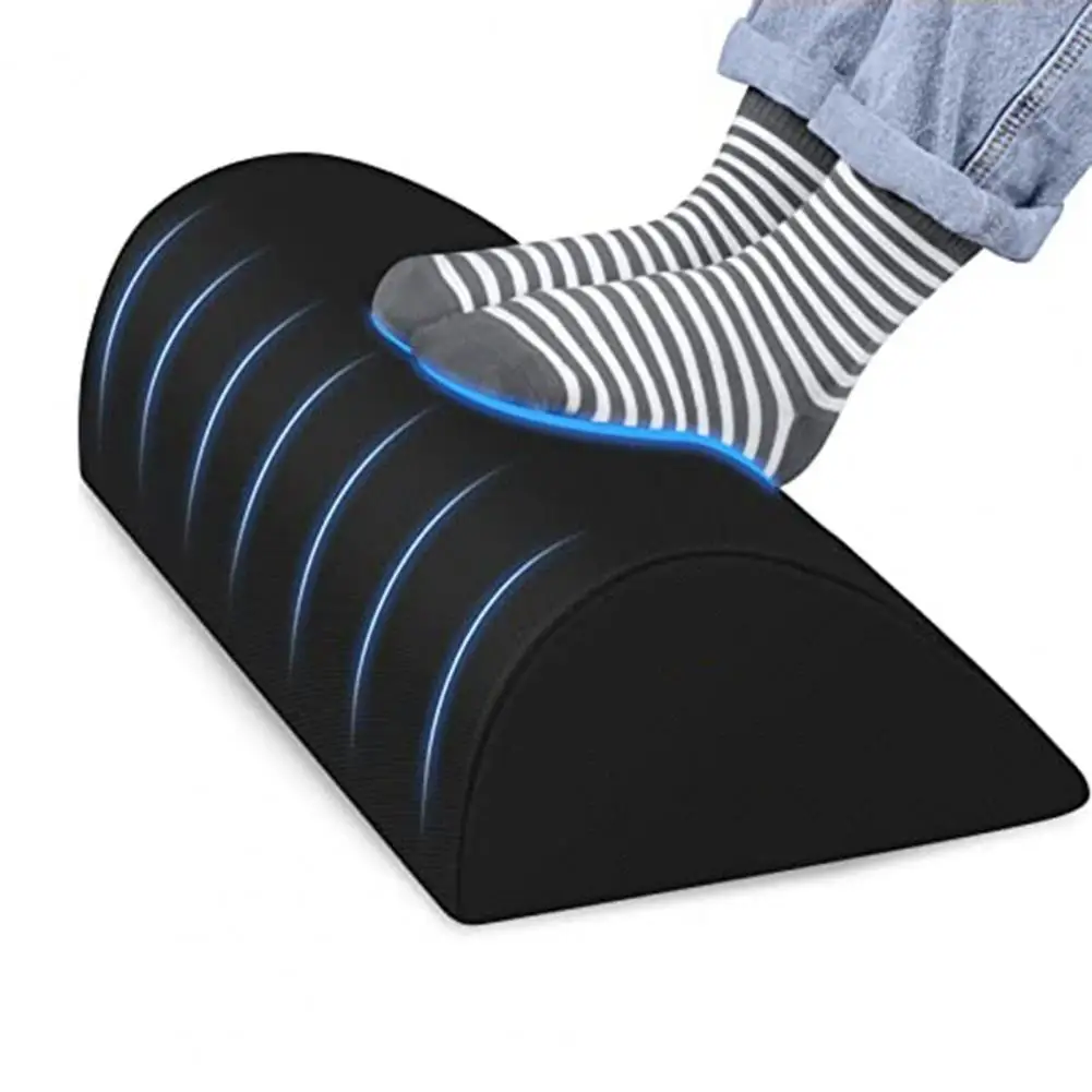 Semicírculo Forma Multifuncional Almofada Footrest, Prático Pé Resto, Uso Doméstico
