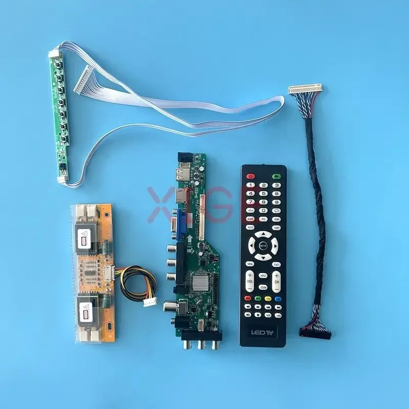 

LCD Driver Board Fit LTM230HP01 LTM230HT01 M236MWF1 1920*1080 DVB Digital Signal 30Pin LVDS Kit IR+AV+USB+HDMI+VGA 4CCFL Monitor