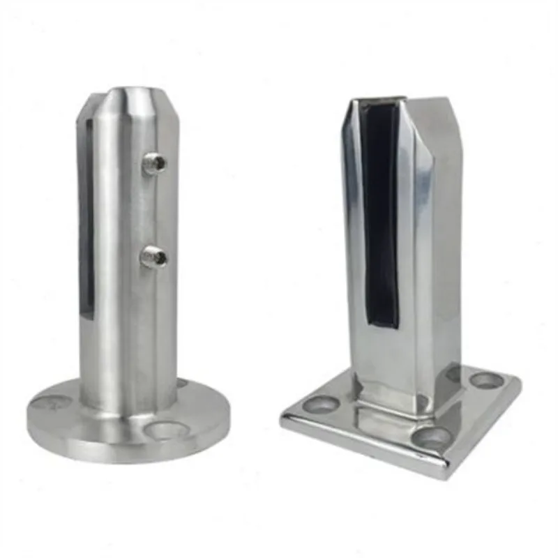 Stainless steel stair columns, seaside swimming pool columns. Balcony railing y