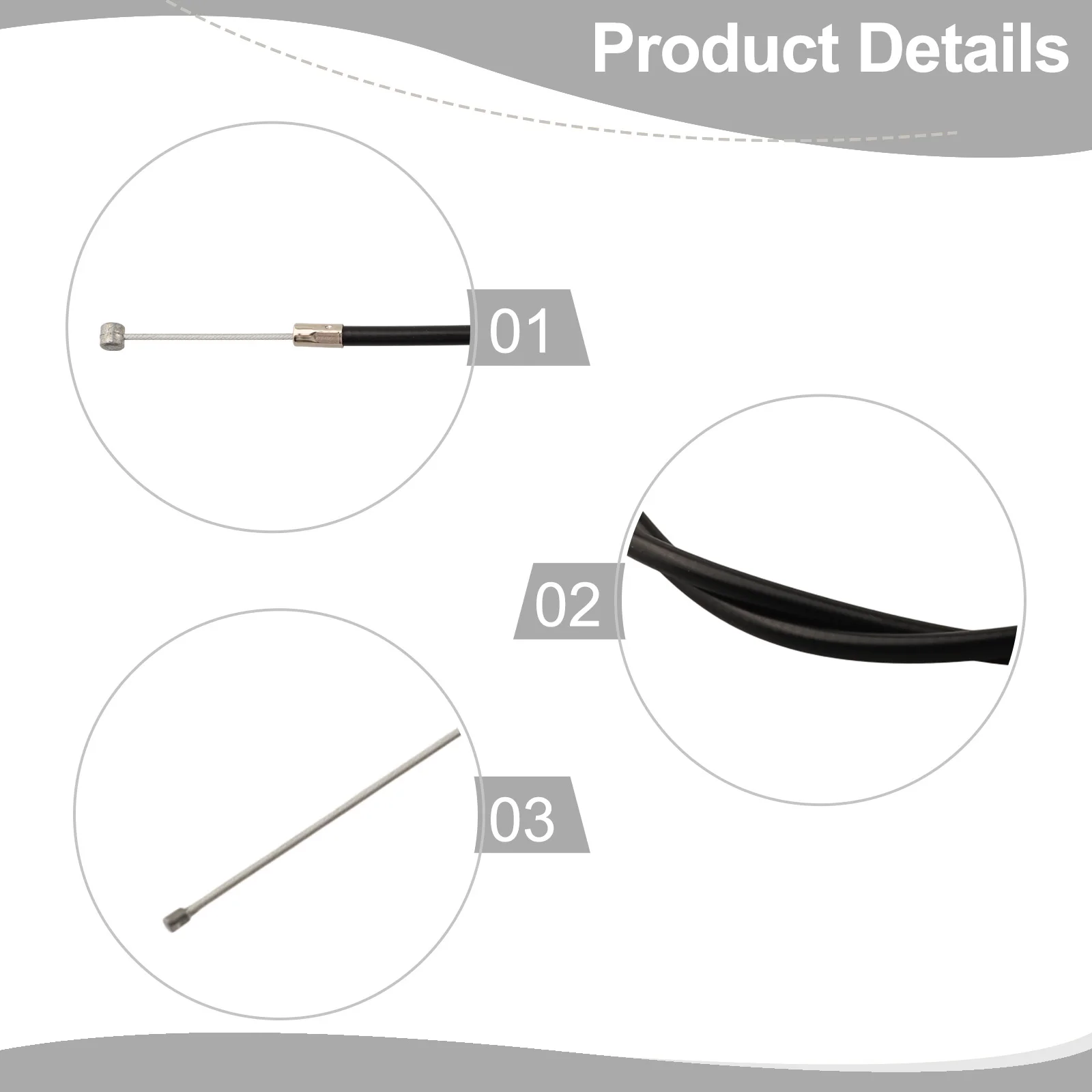 Robust Throttle Cable Suitable as a Replacement Component in Multiple For Trimmer Variants Including the 350 Series