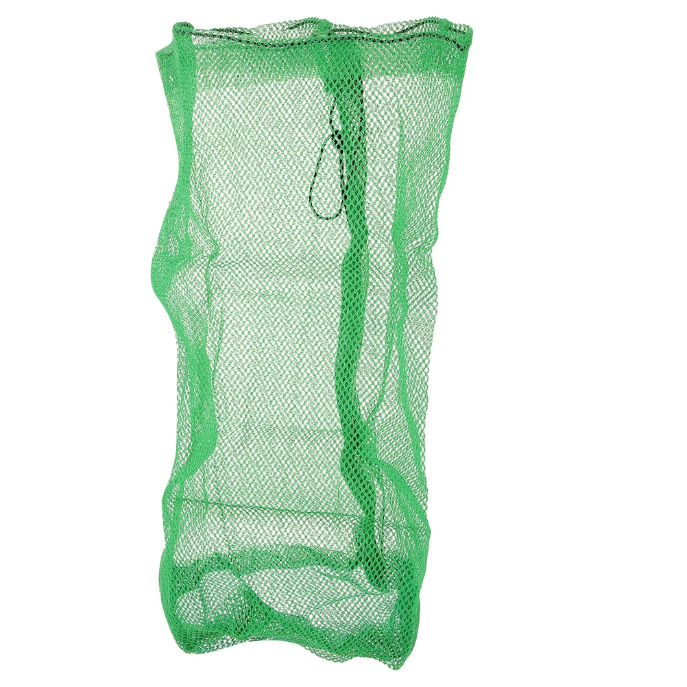 

Portable Nylon Fishing Net Bag Drawstring Design Wear-Resistant Fish Catching Mesh For Outdoor Saltwater Diving Large Capacity