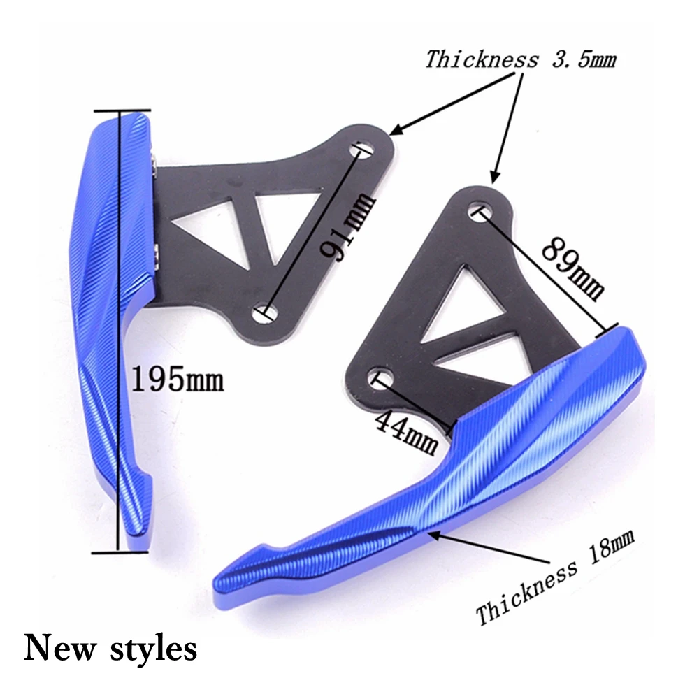 For Honda MSX125 MSX-SF125 M3 M5 M6 Electric Monkey Modify CNC Motorcycle Rear Wing Rear Grab Bar Passenger Hand Rail Grip