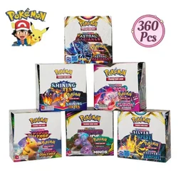 Boîte de cartes Pokémon Shining Fates Style anglais Booster, carte de combat, carte à collectionner, cartes de collection de jeux, jouets pour enfants, cadeaux, nouveau, 360 pièces