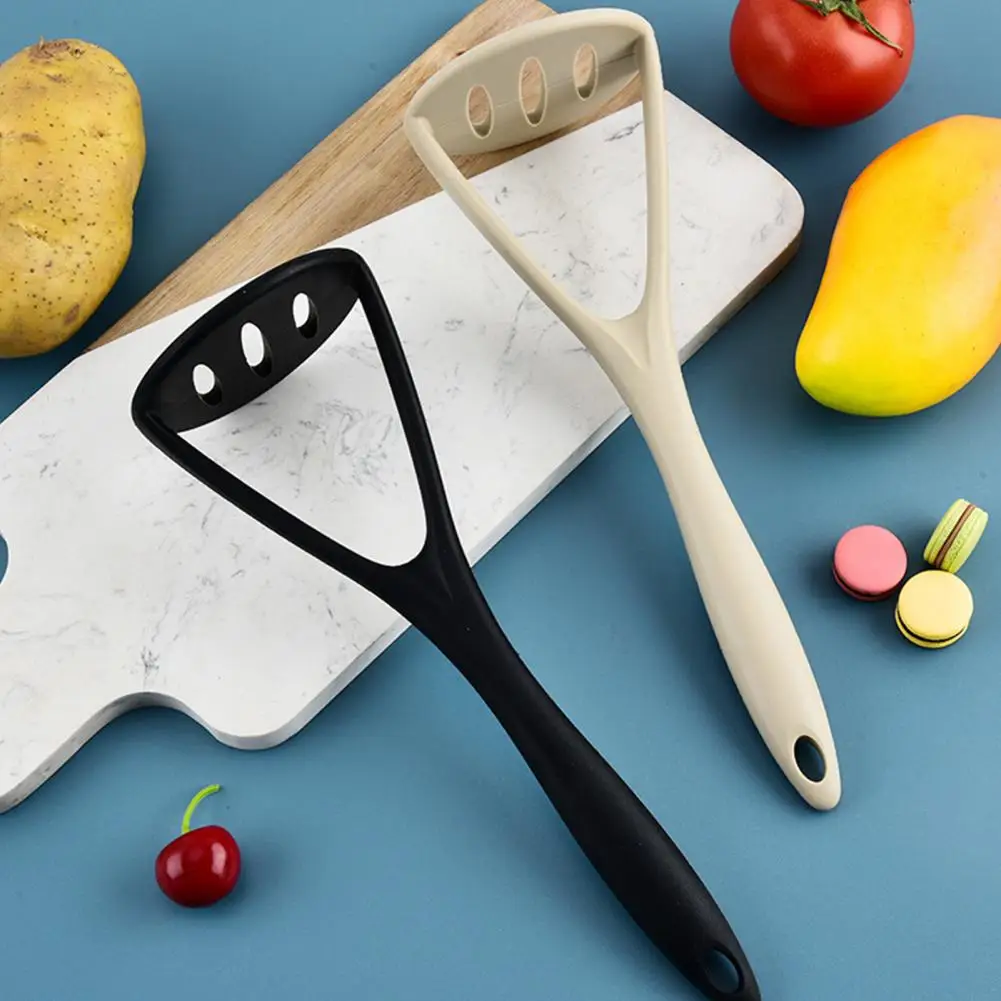 

Comfortable Grip Potato Masher Ergonomic Handle Potato Masher Colorful Silicone Potato Masher for Avocado Pumpkin for Mashing