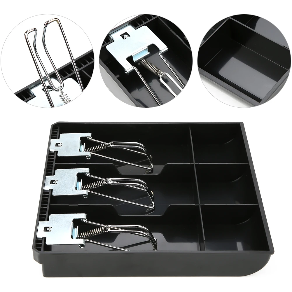 Built-in cash drawer for cash registers Built-in tray for cash registers Replacement three-compartment tray for cashiers