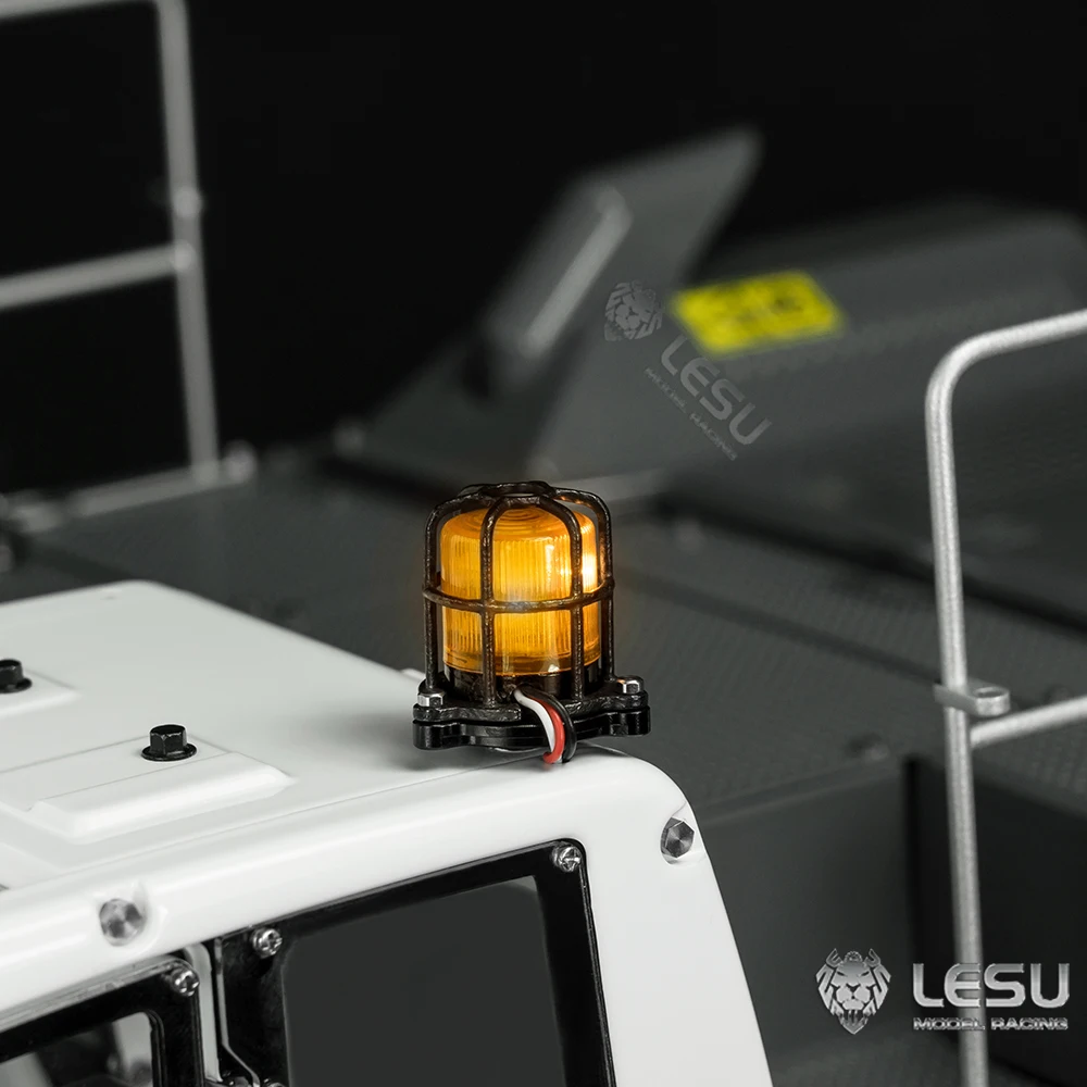 1/14 modelo de caminhão brinquedo luz rotativa S-1263 luz de teto tamiya trator diy plug receptor