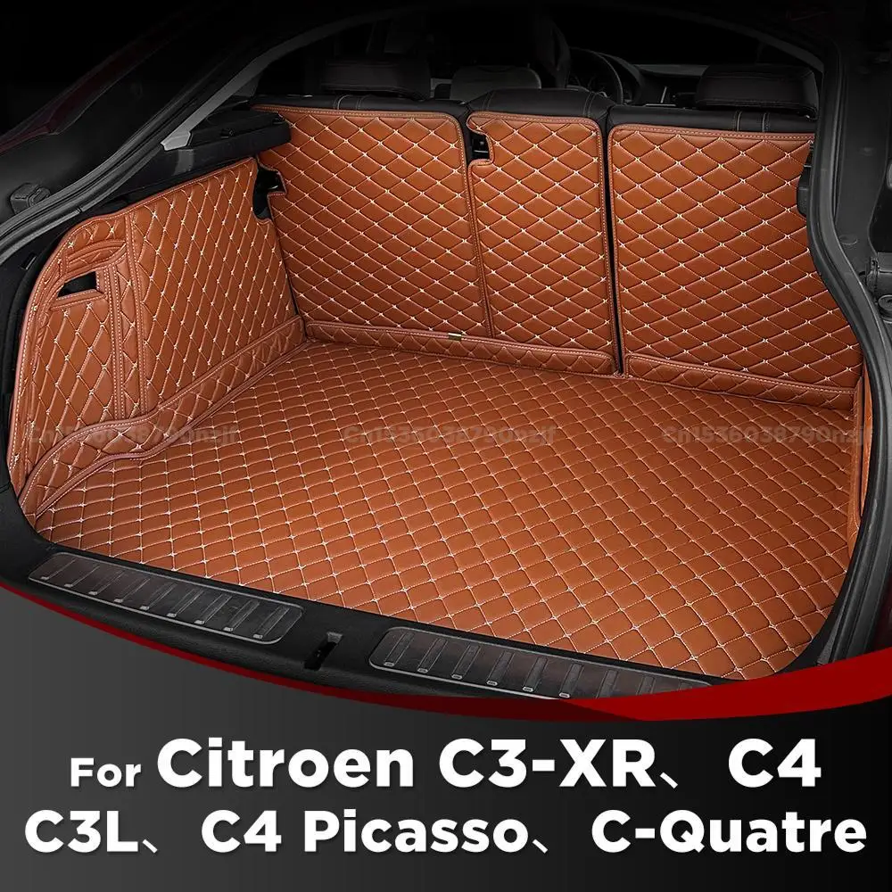 

For Citroen C3-XR、C3L、C4 Picasso、C4、C-Quatre Auto Full Coverage Trunk Mat Car Cargo Liner Interior Accessories