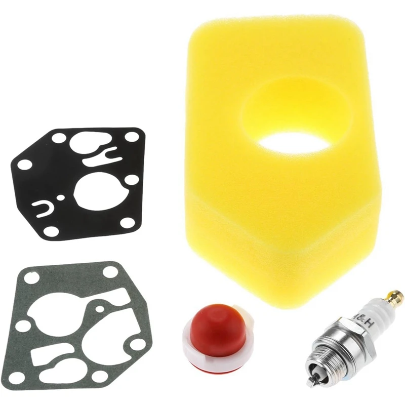 1Set Air Filter Primer Bulb Spring Diaphragm Gasket Spark Plug Plastic+Metal Spare Parts For Sprint And Classic Series Engines