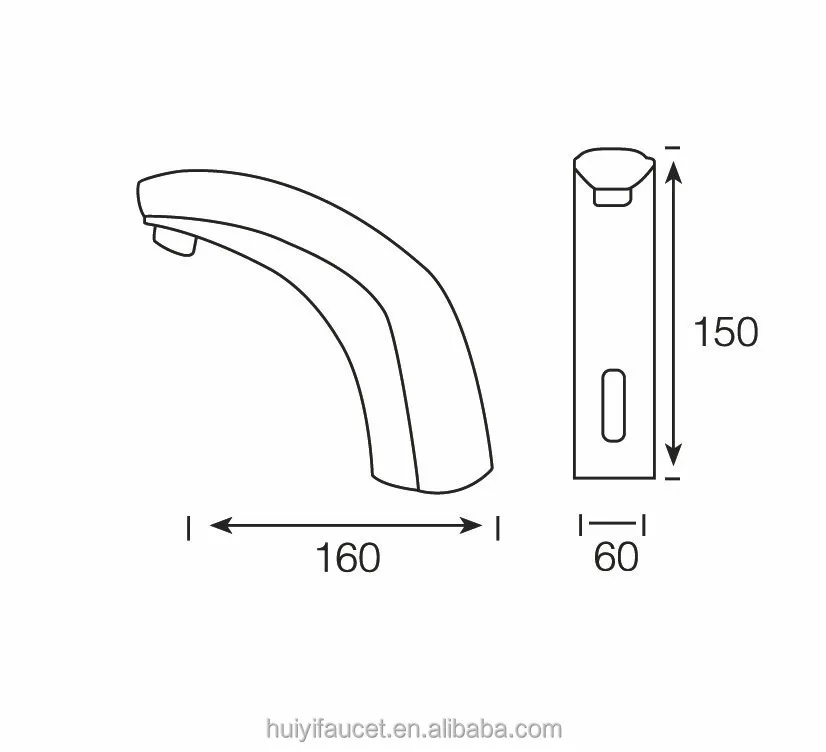 Touchless  Basin Faucet Non-contact Automatic Sensor Water Tap HY-119D/AD