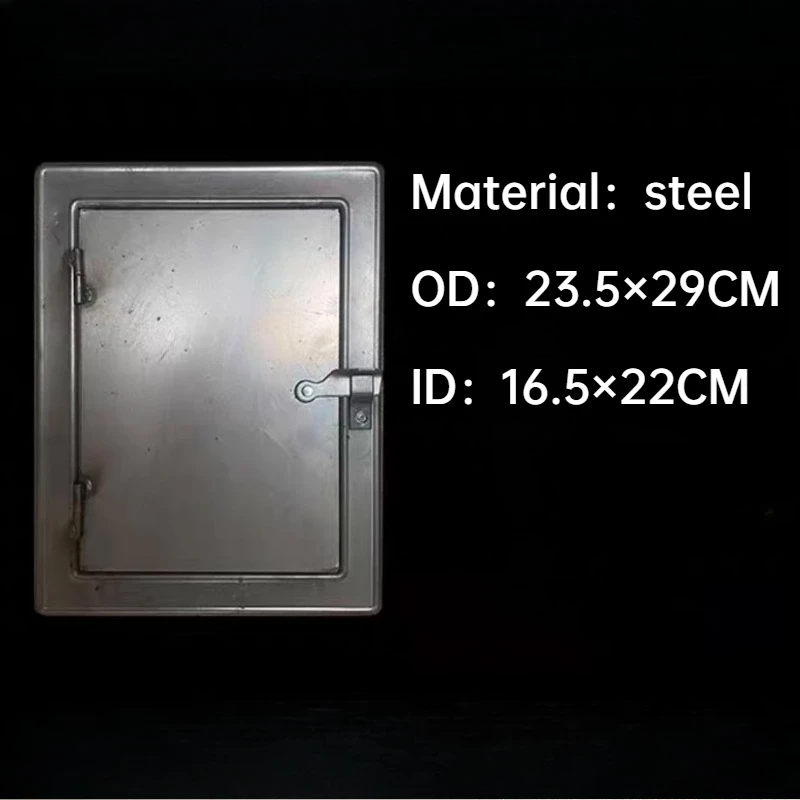 1PCS Steel Clean Out Door with Closing Clasp chimney clean out access door for Wall Chimney Fireplace Stove Ash Dump Door