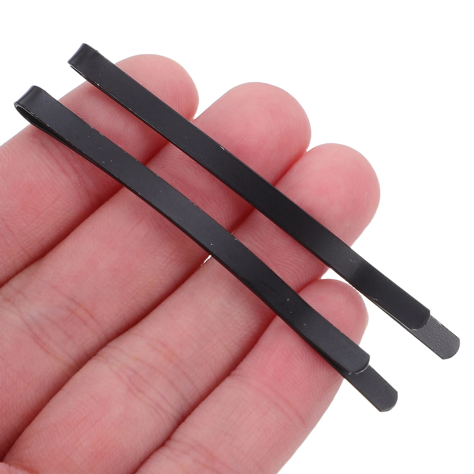 

100Pcs Black Metal Hairpins Tough Reusable Bobby Clips for Styling Braids Updos Hair Slides Hair Clips for Women Girls