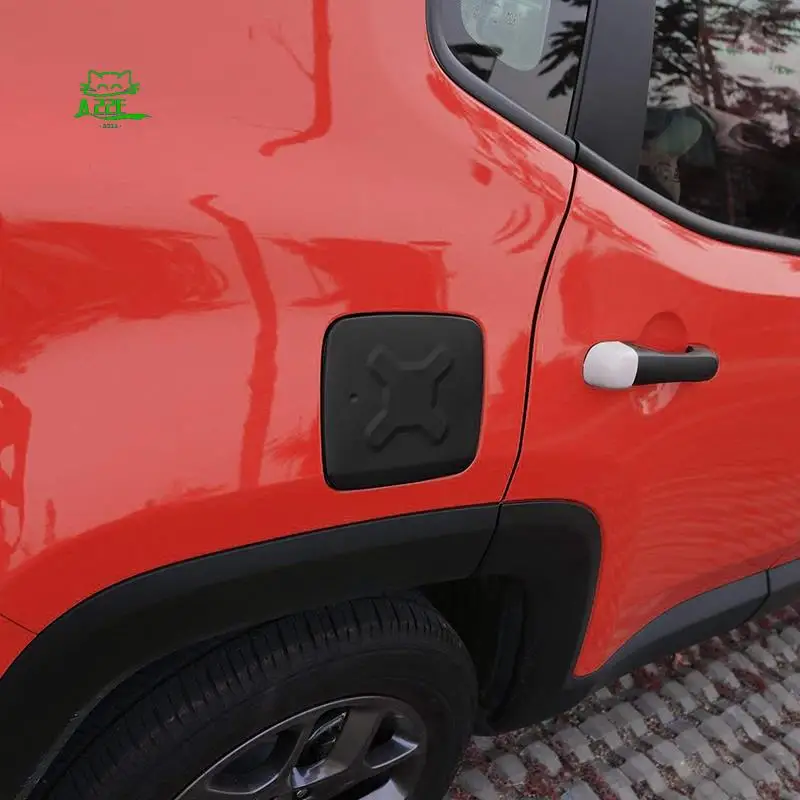 

A22E-Gas Tank Cover- Fuel Filler Gas Cap Cover For Jeep Renegade (2015-2018) Aluminum Exterior Accessories