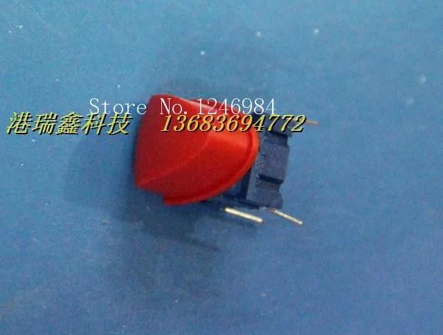 [SA]Denmark MEC switch button 10 * 10 red reset button switch micro switch 3FTL6 + 1V 08--50pcs/lot