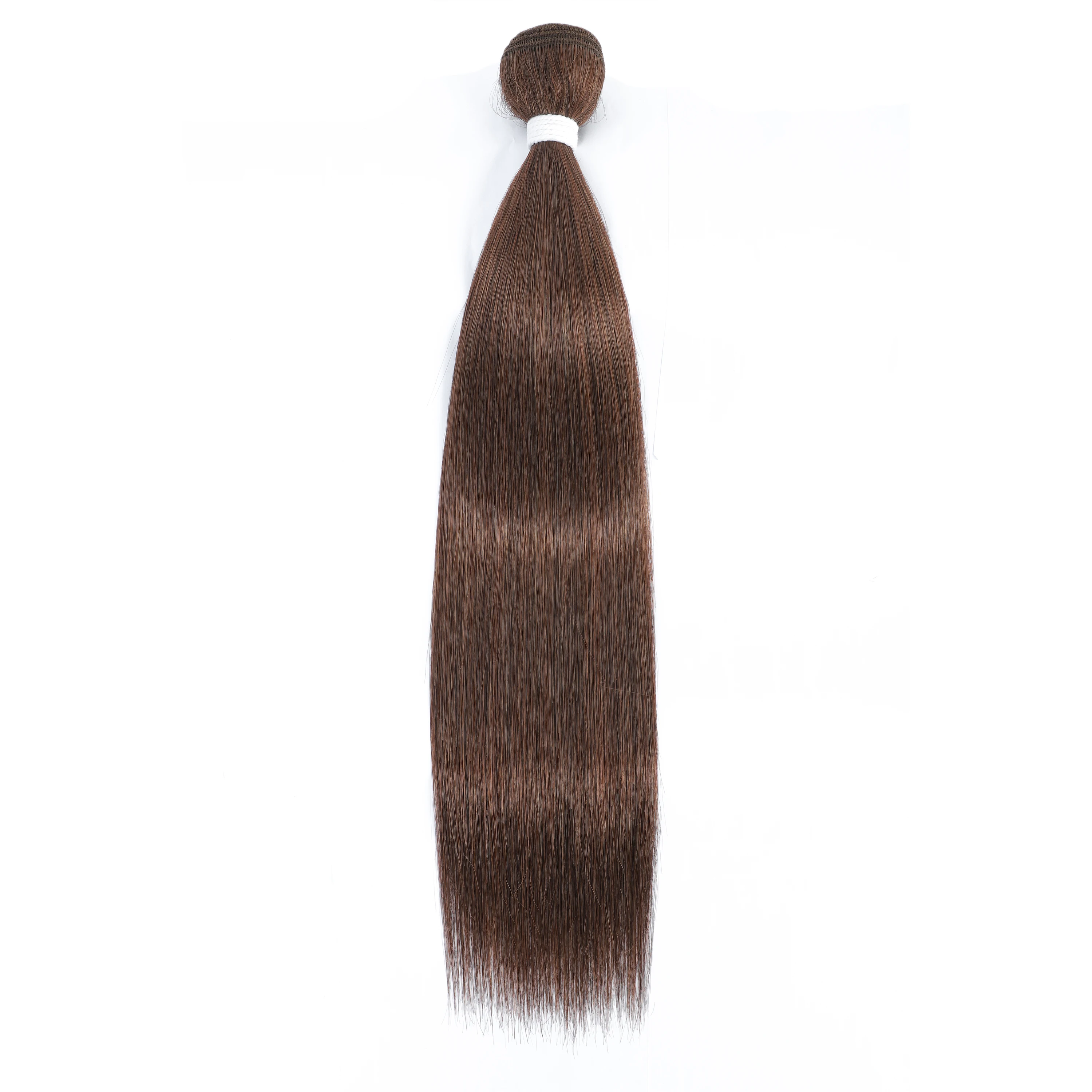 Gladys สังเคราะห์ตรงผม Weavings เส้นใยพรีเมี่ยมต่อผม Super Long Hair Curtains Full to End