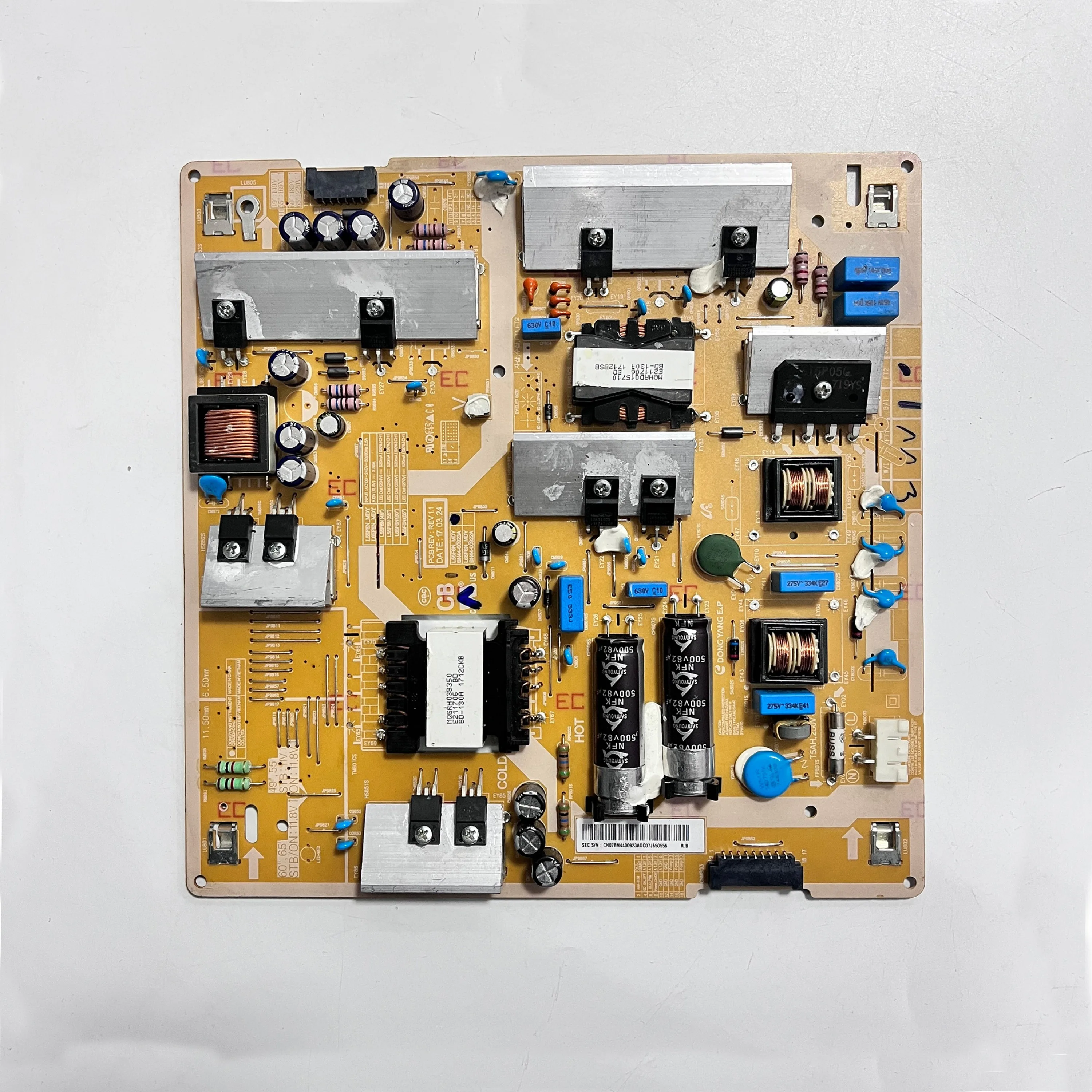 Genuine Original TV Power Supply Board L55F8N_MDY BN44-00923A =  BN44-00922A Working Properly And Is For LCD TVs UN55LS003AFXZA