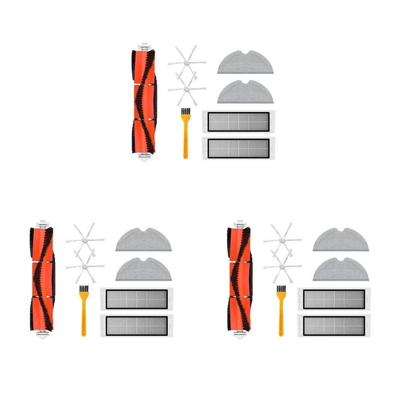 BETTER 27X Per Xiaomi Mi Robot Aspirapolvere Mop 2 STYTJ03ZHM Filtro Mop Panno Norma Mijia Robot Aspirapolvere Spazzola Laterale Principale Pezzi di Ricambio