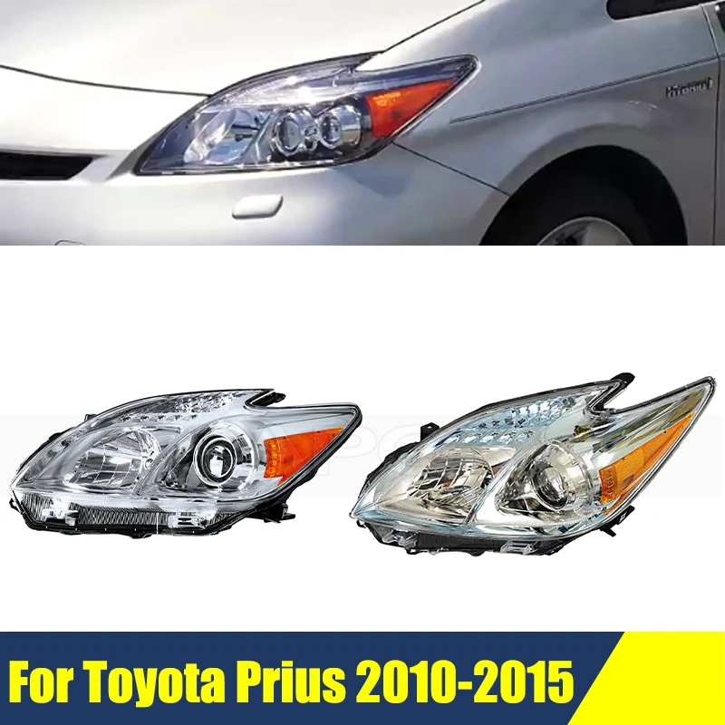 Front Bumper Headlight Headlamp For Toyota Prius 2010-2015 Head Light Head Lamp