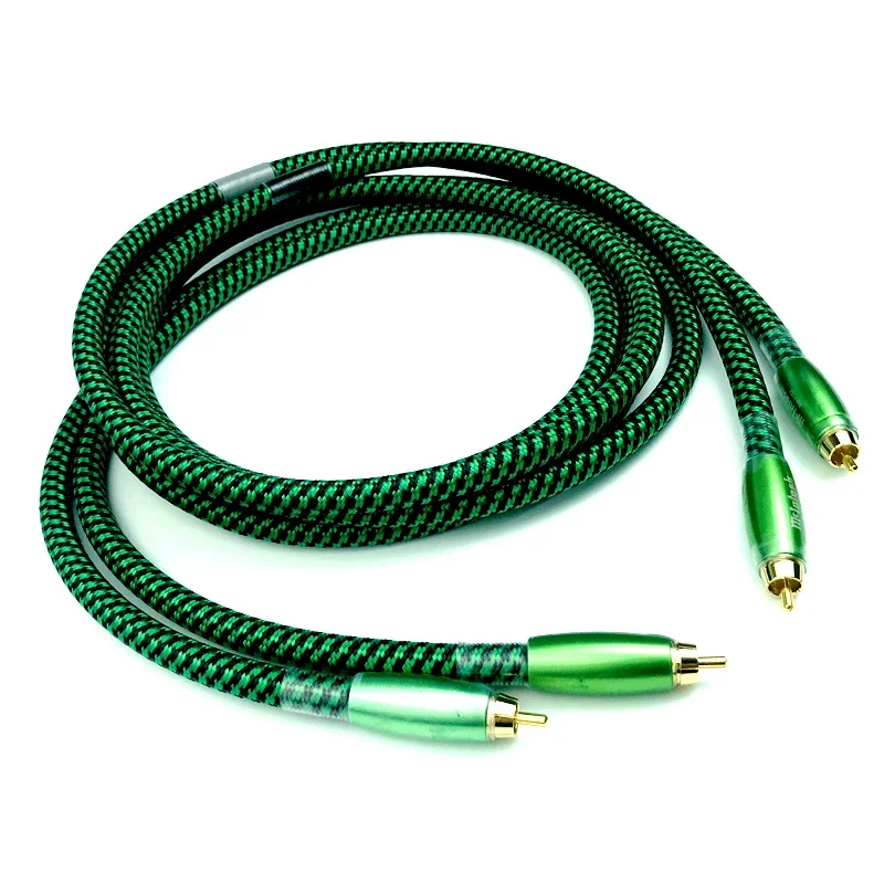McIntosh RCA Cable Gold Plated 2RCA Male To 2RCA Male Signal Line Pure Copper Silver Plated HiFi Audio Amplifier Mixe Wire image 5