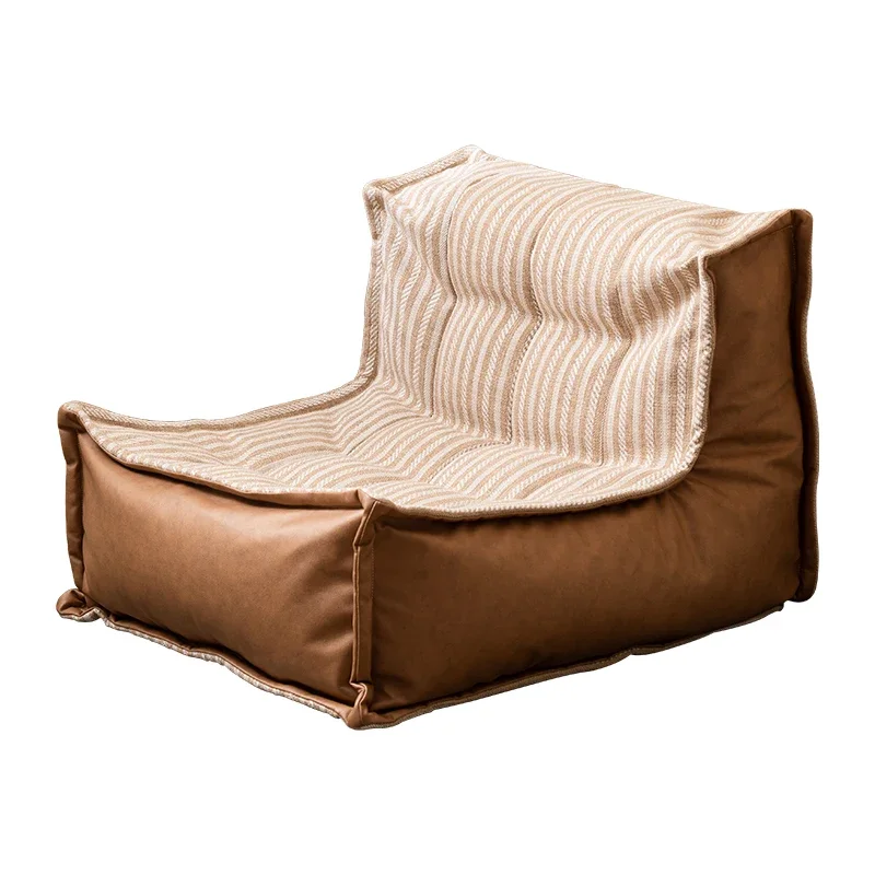

Lazy sofa reclining sleepable bedroom mini sofa balcony futon back chair caterpillar