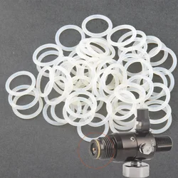 30PCS/50PCS G1/2-14 Pressure Relief Valve Oring HPA Tank Regulator Valve Head Seal Valvula Reguladora Silicone O Ring Kit