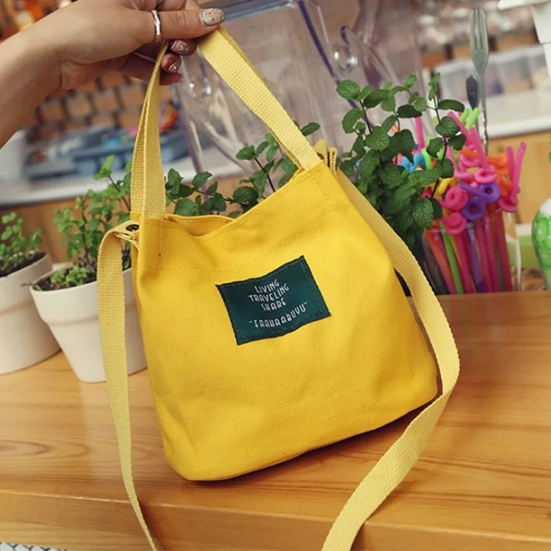 Bags for Women Canvas Shoulder Bag Reusable Shopping Bags Vintage Casual Tote Female Handbag Shoulder Handbags Bolsa Feminina