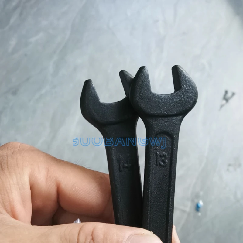 

1~3PCS Carbon Steel Heavy Duty Single Open End Wrench Black Spanner 14mm 16mm 17mm 18mm 19mm 21mm 22mm 24mm 27mm 30mm~50mm