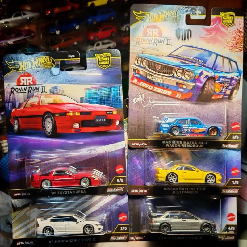 

В наличии Hot Wheels Premium 1/64 Car Culture Ronin Run 2 Gold Label Автомобиль Honda Mazda Nissan Toyota Fpy86 Литой под давлением автомобиль Игрушка в подарок