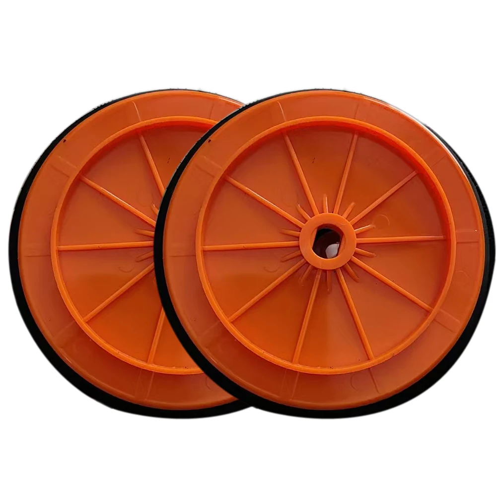 2パック バッファーパッド 6インチ 研磨用バッキングプレート ほとんどのコードレスバッファーポリッシャーに対応 イエロー ブラック