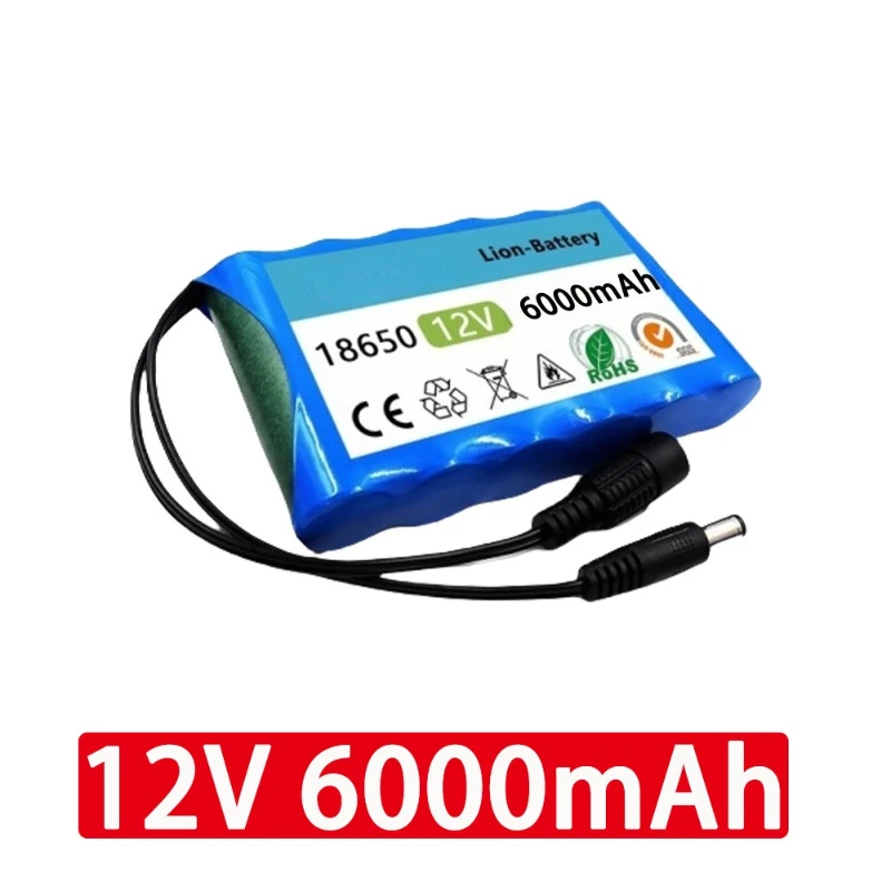 Paquetes de baterías de iones de litio para cámaras de vigilancia, con capacidad de 2400 mAh a 6000 mAh