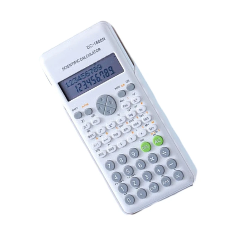 Portable Scientific Calculator 12 Digits Widescreen Multifunctional Exam Tool Students Function Calculator Professionals