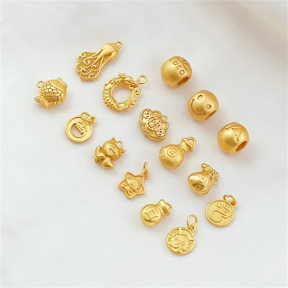 

Shajin Fulong Brand Money Bag, Cabbage, Small Fish, Lucky Bag, Dragon Ring, Pendant, Bead, DIY Handmade Jewelry