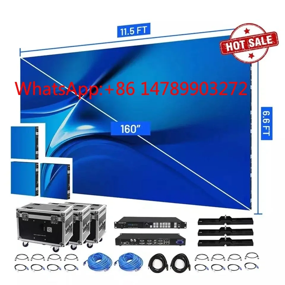 

Xgc Hot Sale 500*1000 Cabinet P2.604 P2.976 P3.91 P4.81 Rental LED Screen