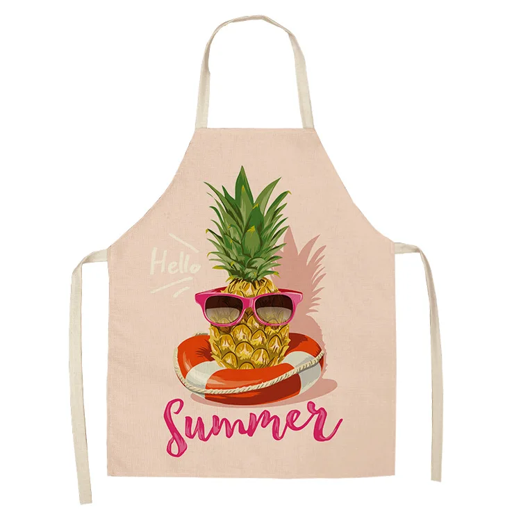 Pineapple pattern Woman kitchen apron aprons for women Men kitchen apron Child apron customizable apron House cleaning alpaca