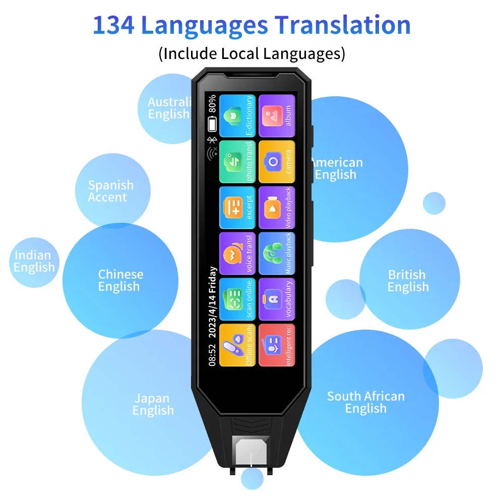 Factory Price Portable Language Voice Translator Scanner scanning Translation Pen Business for Travel 16G