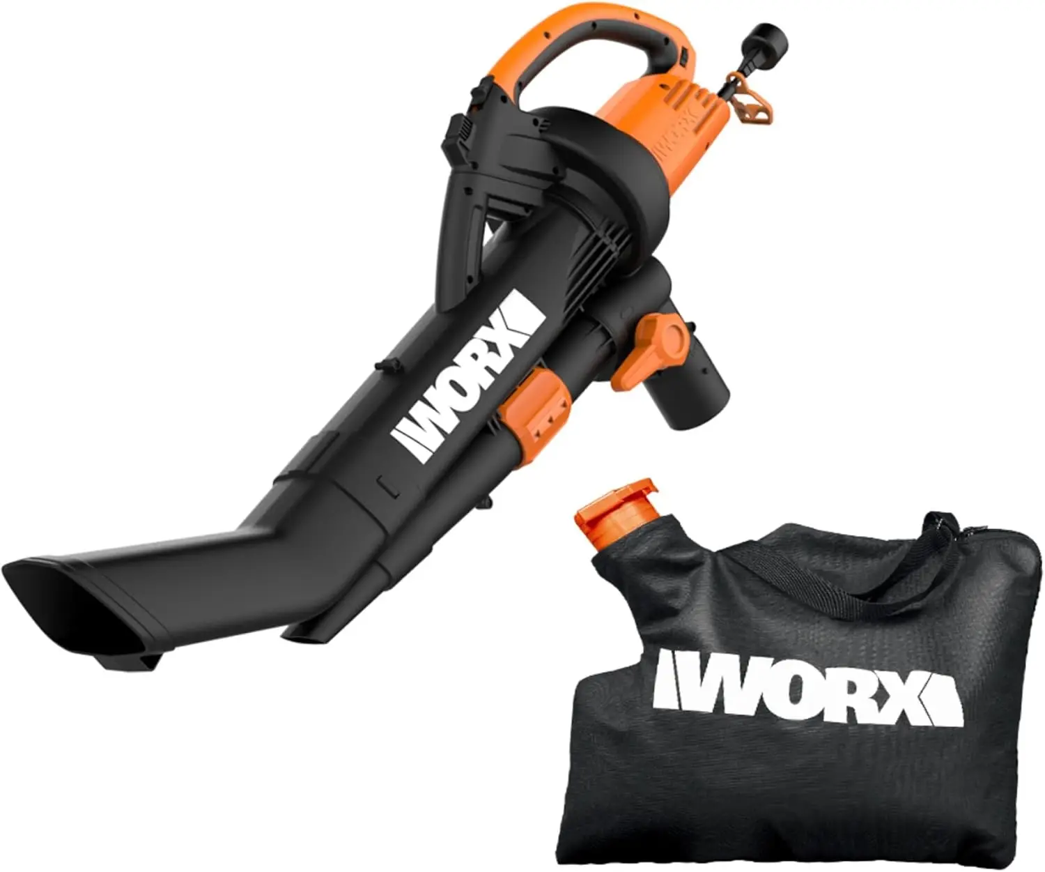 

12 Amp Electric Leaf Blower, Vacuum & Mulcher for Lawn Care - 3-in-1 Tool