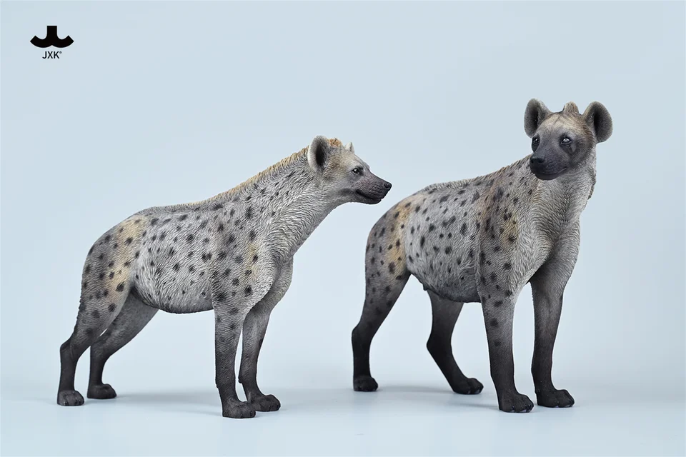 JXK 1/6 African Hyena Model Wild Animal Hyaenidae Figure Scene