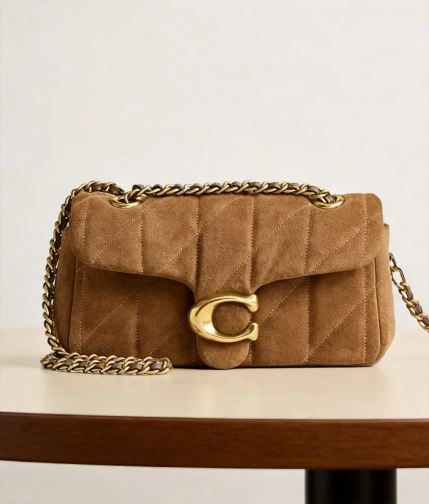 High-quality premium fashion diamond-link shoulder and crossbody bag, small square bag for instant profit